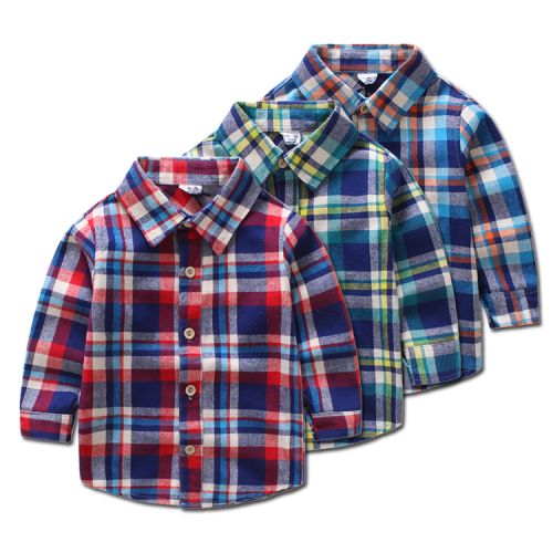 Chemise garçon à manche longue - Ref 2078685