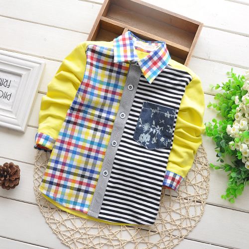 Chemise garçon à manche longue - Ref 2078701