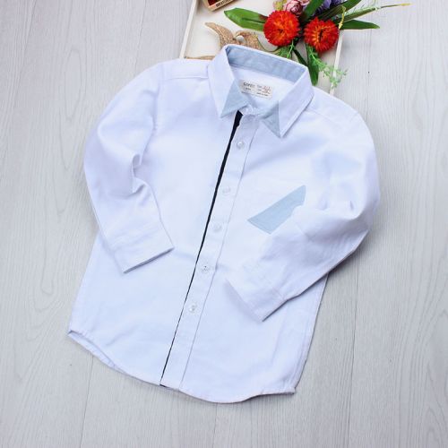 Chemise garçon à manche longue - Ref 2078715