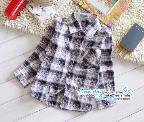 Chemise garçon à manche longue - Ref 2078760