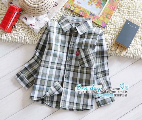 Chemise garçon à manche longue - Ref 2078763