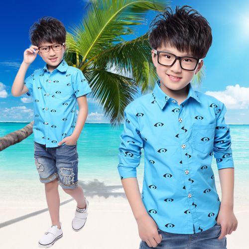 Chemise garçon à manche longue - Ref 2078781
