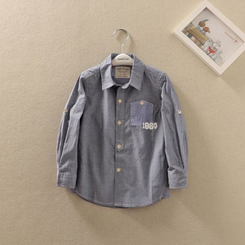 Chemise garçon à manche longue - Ref 2078786