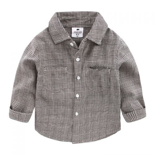 Chemise garçon à manche longue en Toile de coton - Ref 2078792