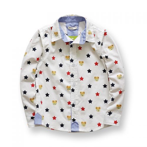 Chemise garçon à manche longue - Ref 2078804