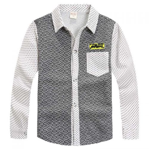 Chemise garçon à manche longue - Ref 2078819