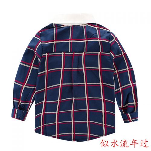 Chemise garçon à manche longue en Toile de coton - Ref 2078857