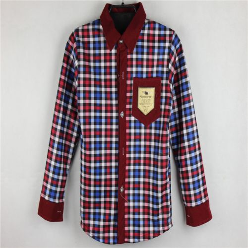Chemise garçon à manche longue en Toile de coton - Ref 2078884