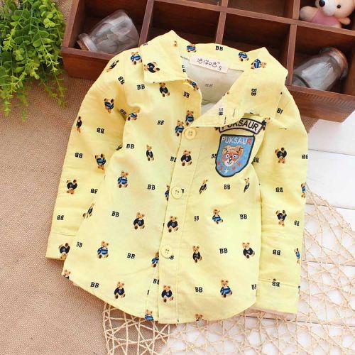 Chemise garçon à manche longue - Ref 2078892