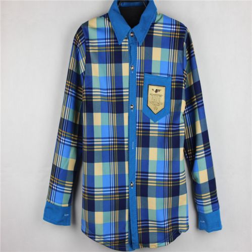 Chemise garçon à manche longue en Toile de coton - Ref 2078897