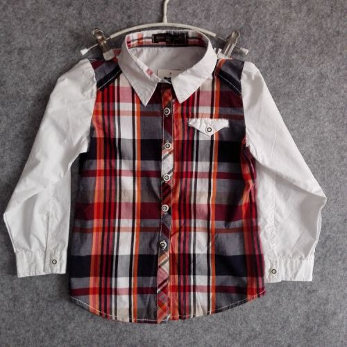 Chemise garçon à manche longue - Ref 2078900