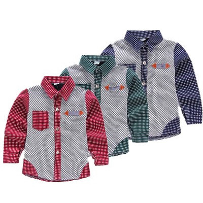 Chemise garçon à manche longue - Ref 2078918