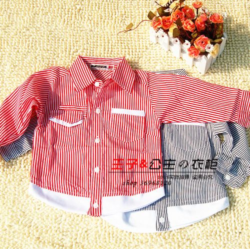 Chemise garçon à manche longue - Ref 2078942