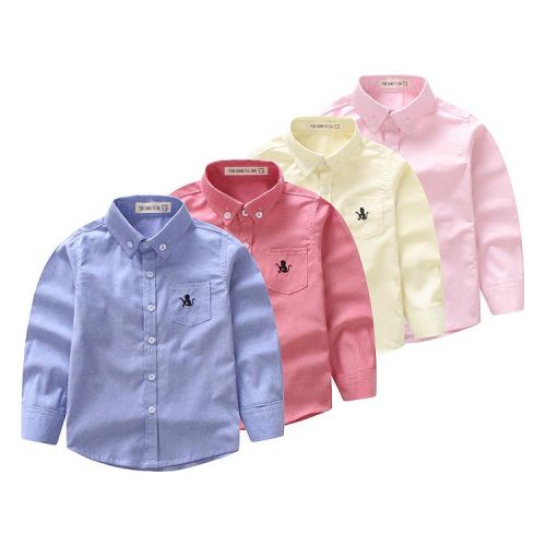 Chemise garçon à manche longue - Ref 2078987