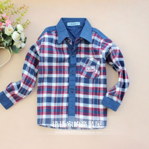 Chemise garçon à manche longue - Ref 2079074