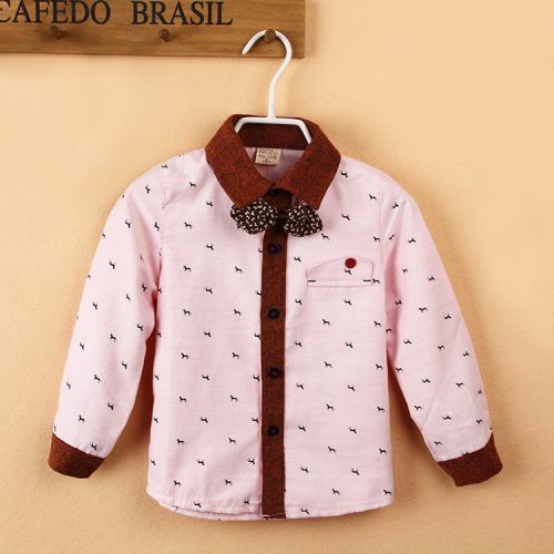 Chemise garçon à manche longue en Toile de coton - Ref 2079150