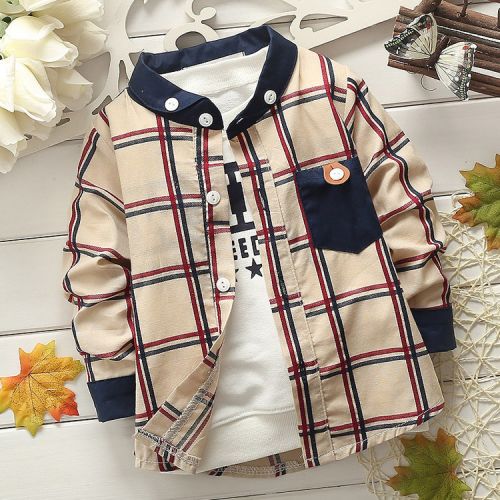 Chemise garçon à manche longue - Ref 2079155
