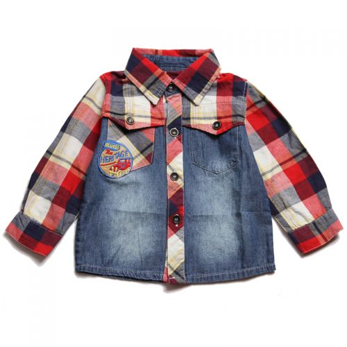 Chemise garçon à manche longue - Ref 2079198