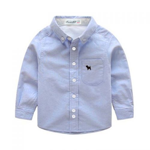 Chemise garçon à manche longue - Ref 2079220