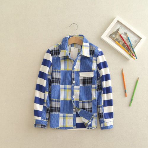 Chemise garçon à manche longue - Ref 2079228