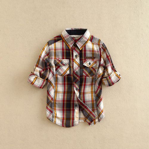 Chemise garçon LIJING à manche longue - Ref 2079229