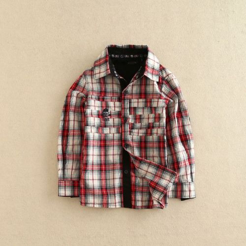 Chemise garçon LIJING à manche longue - Ref 2079233