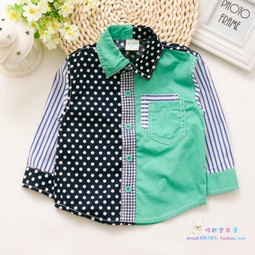 Chemise garçon XIAOYANZI à manche longue - Ref 2079275