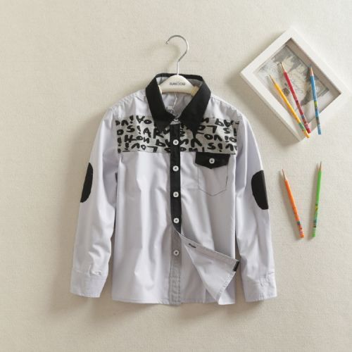 Chemise garçon à manche longue - Ref 2079291