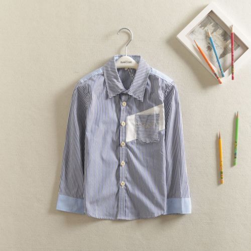 Chemise garçon à manche longue - Ref 2079296