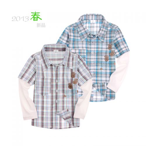 Chemise garçon à manche longue - Ref 2079313