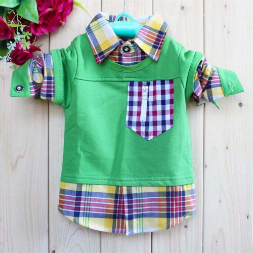 Chemise garçon à manche longue - Ref 2079324