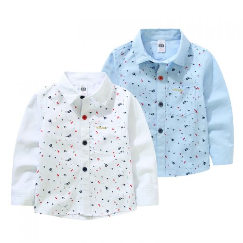 Chemise garçon à manche longue - Ref 2079371