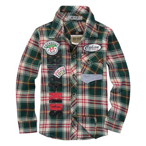 Chemise garçon à manche longue - Ref 2079374