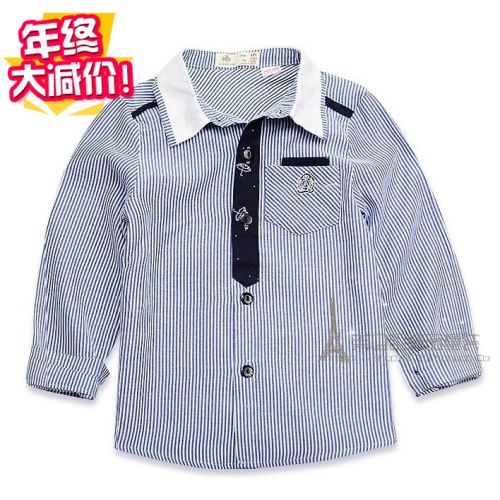 Chemise garçon à manche longue - Ref 2079401