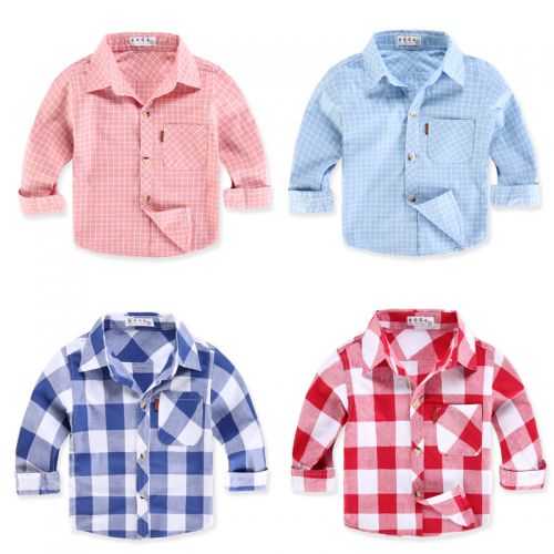 Chemise garçon à manche longue - Ref 2079421