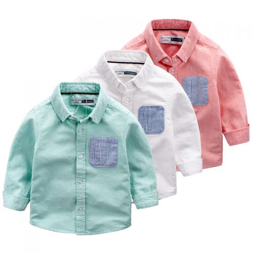 Chemise garçon à manche longue - Ref 2079433