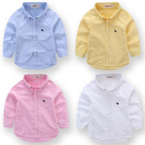 Chemise garçon à manche longue - Ref 2079452