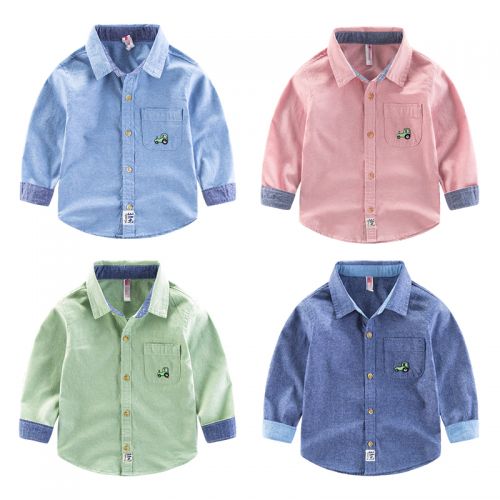 Chemise garçon à manche longue - Ref 2079462