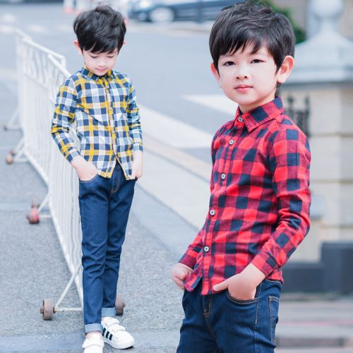Chemise garçon GOLDEN BRUNO à manche longue - Ref 2079507