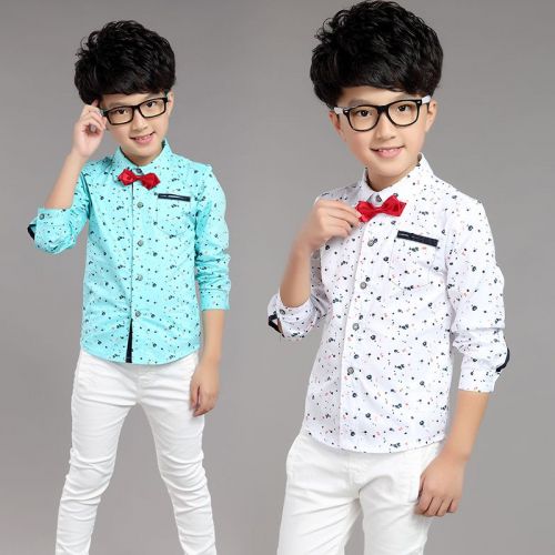 Chemise garçon à manche longue - Ref 2079533