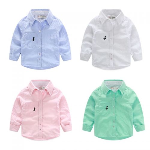 Chemise garçon à manche longue - Ref 2079548