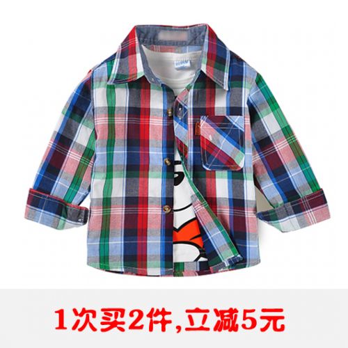 Chemise garçon à manche longue - Ref 2079557