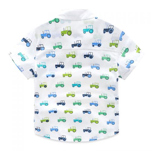 Chemise garçon à manche longue en Toile de coton - Ref 2079565