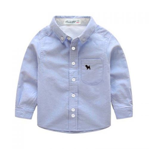Chemise garçon à manche longue - Ref 2079574