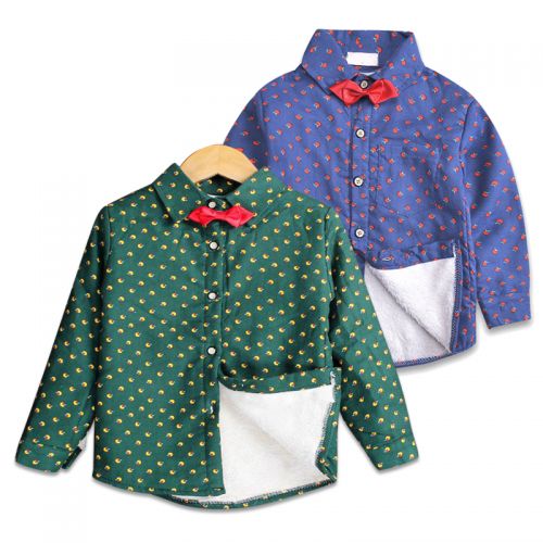 Chemise garçon à manche longue en Toile de coton - Ref 2079615