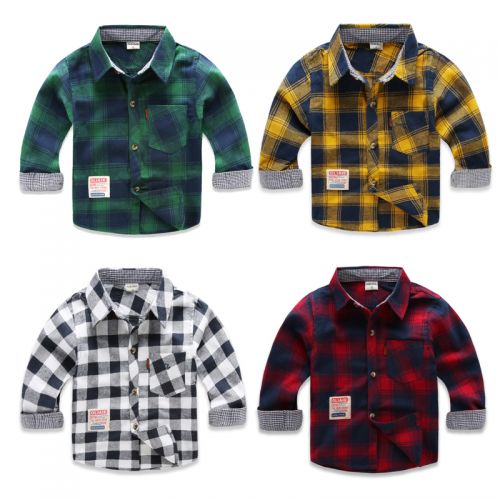 Chemise garçon à manche longue - Ref 2080939