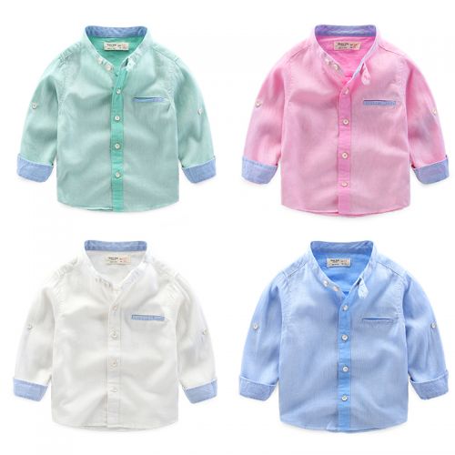 Chemise garçon à manche longue - Ref 2080951