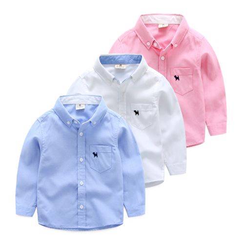 Chemise garçon à manche longue - Ref 2080971