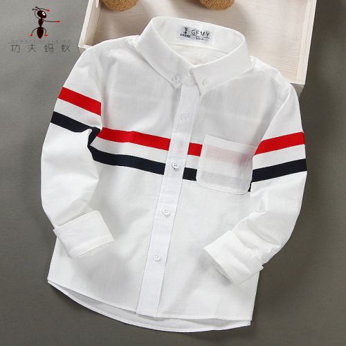 Chemise garçon à manche longue - Ref 2081780