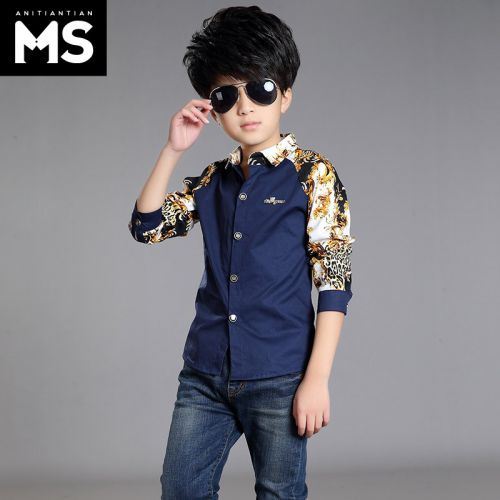 Chemise garçon à manche longue - Ref 2081787